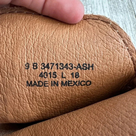 FRYE Courtney Sling Block Heel Suede Mule Bootie Ash Taupe Size 9 - Picture 4 of 9